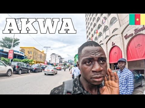 Inside the business hub of douala Cameroon Akwa