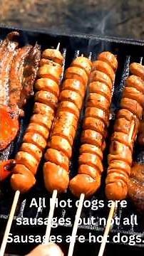 Difference between hot dog and sausage
