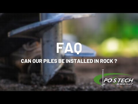 Dealing with Rock during Screw Pile Installation | Installer's Process Explained |