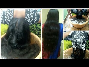 Long Hair Dunk and Hair Wash challenge//with tub water