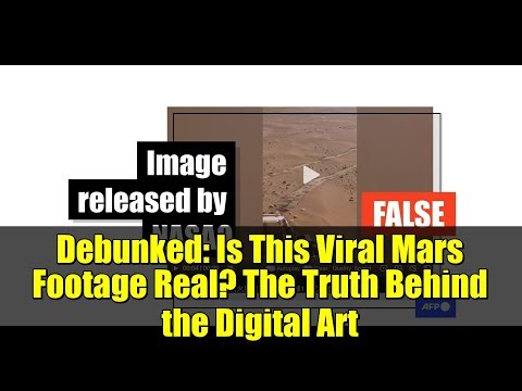 Debunked: Is This Viral Mars Footage Real? The Truth Behind the Digital Art