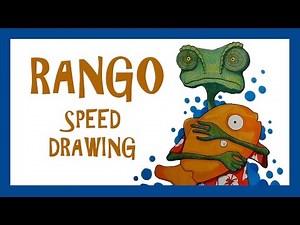 RANGO - Speed Drawing With Copic Markers | Tash Draws