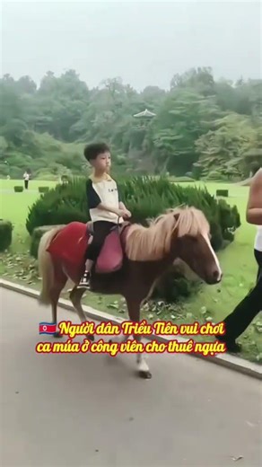 공원에서 즐거운 시간을 보내는 북한 주민들___North Koreans enjoying themselves in a public park