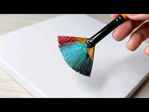 This Paintings Will Touch Your Heart 🧡 /Simple & Relaxing painting/Acrylic Painting for Beginners