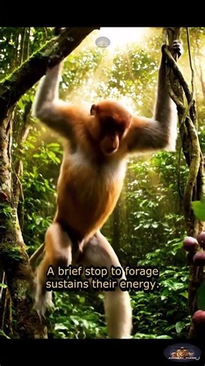 How Monkeys Master the Jungle Canopy — Nature’s Acrobats #Animals #Wildlife #Nature
