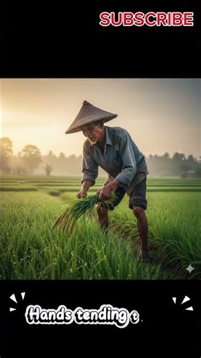 Peaceful and Tranquil Rice Fields in the Midst of Nature #asmr #shorts