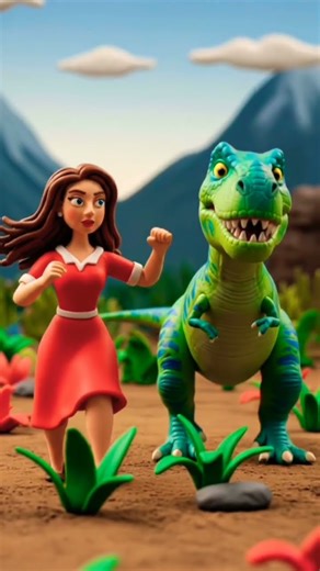 daina vs dainasor friendship#cartoon