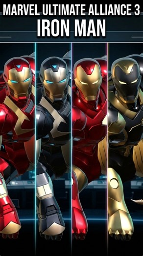 Iron Man Costumes - Marvel: Ultimate Alliance 3 #IronManCostumes #mua3 #marvel #avengers #ironman