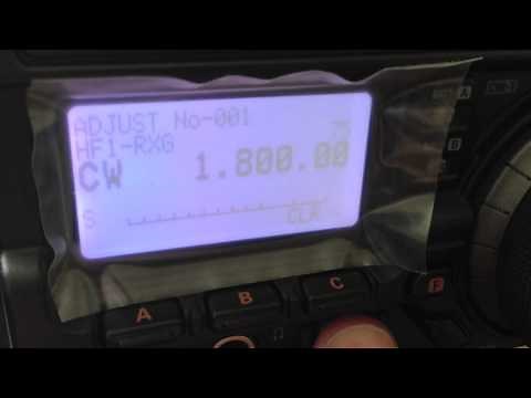 FT897D/FT857D Service menu and relay cleaning