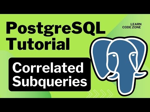 PostgreSQL Tutorial In Hindi | Correlated Subqueries with Examples