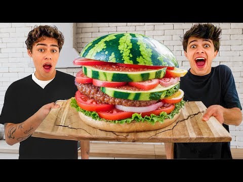 Cooking Burgers Using The Wrong Ingredients!