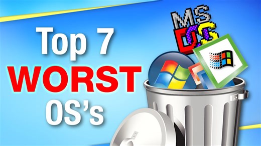 My personal ranking of the 7 worst operating systems ever