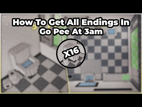 How To Get All Endings In Go Pee At 3am (Roblox)