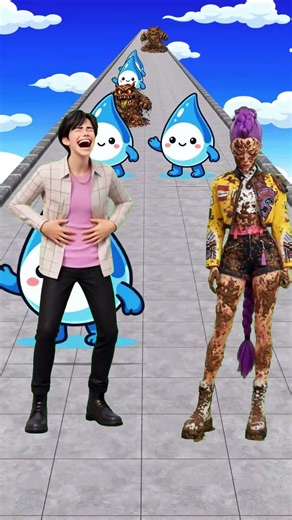 CLEAN or DIRTY Funny Epic Challenge - Rumi vs Jinu! #rumi #huntrix