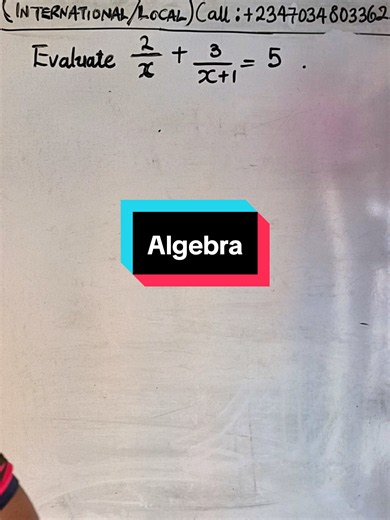 Algebra study and problem solving