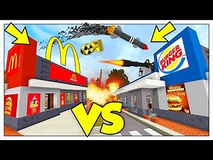 LA GUERRA TRA MCDONALD'S E BURGER KING! - Minecraft ITA