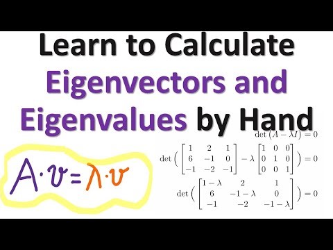 Learn to Calculate Eigenvectors and Eigenvalues by Hand - Detailed Tutorial With Example