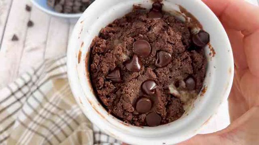 Vegan Protein Brownie in a Mug: Your 2-Minute Chocolate Fix