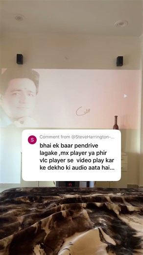 Kya Ye Wzatco projector VLC pe audio deta hai?