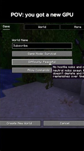 POV: you got a new GPU and download shaders