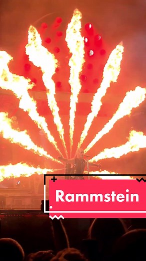 Rammstein Concert at Ullevi 28/7 - Pyrotechnics Show in Göteborg