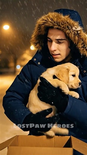saving abandoned puppy found freezing in snow christmas miracle animal rescue