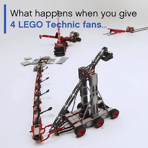 1.2M views · 408 reactions | Geef een paar LEGO Technic fans kranen en dan gebeurt dit ... | LEGO | Facebook