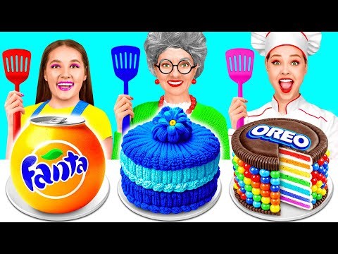 Me vs Grandma Cooking Challenge | Funny Situations and Fails by HAHANOM Challenge
