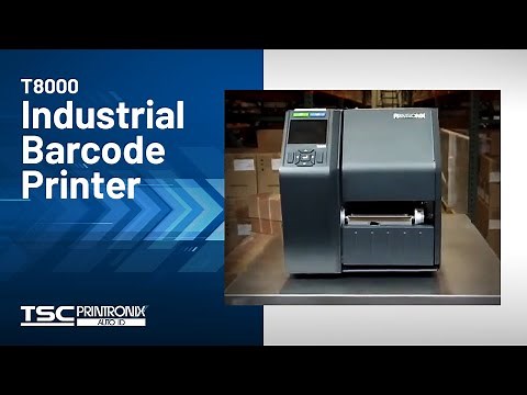 The Printronix Auto ID T8000 Series Industrial Barcode Printer