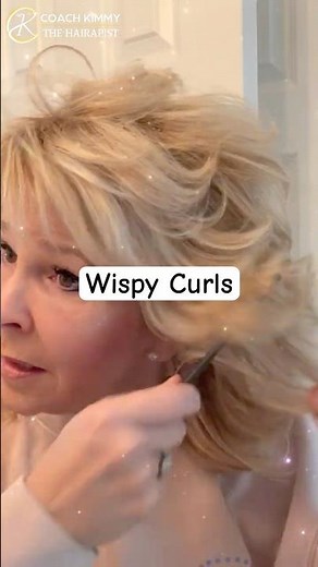 The Trick to Wispy Curls #hairtips #hairtutorial #shorts