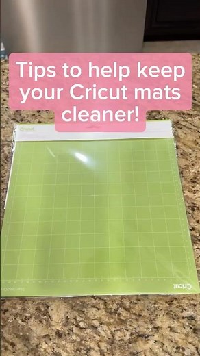Tips for keeping your Cricut mat clean!