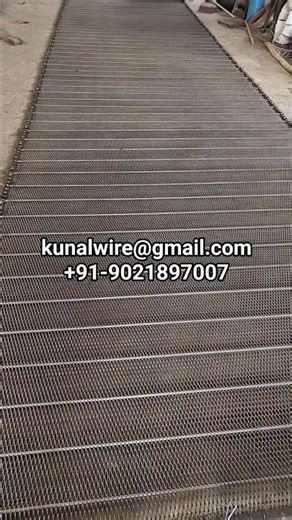 Product showcase: Wire mesh conveyor belts in India made in SS,MS,GI #conveyorbelt #shorts #viral