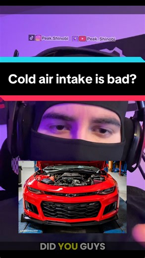 Peak Shinobi on Instagram: "Want to get a cold air intake on your car? Watch this first! #carsofinstagram #bmw #carlovers #cars #chevy #ford #mustang #camaro #corvette #amg #bmwm #b58 #540i"
