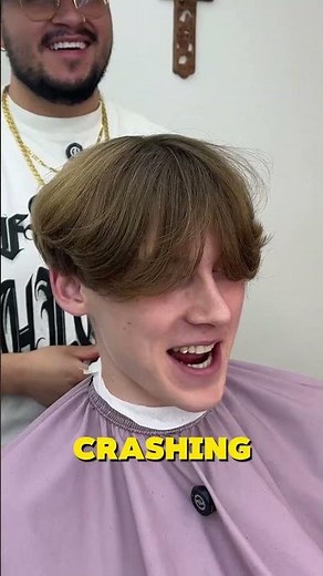 Came in with a heavy mushroom head | Barber Transformation