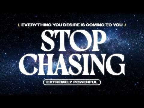 YOU STOPPED CHASING & EVERYTHING IS ATTRACTING TO YOU ✨ | Rain + 432Hz Subliminal