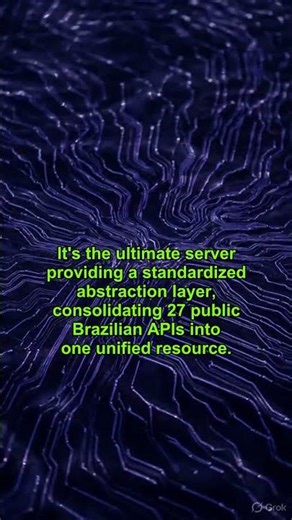 Unify Brazilian APIs with GraphQL: mcp-brasil 🇧🇷 #GitHubTrending #API #GraphQL