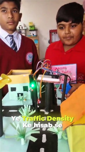 School Students Made a Working Traffic Light 🚦| PM SHRI ATL Lab Project #atl #schools #TechKnowSkola