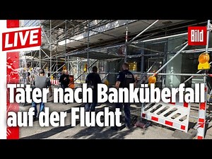 🔴 Zwei Banken in Berliner Innenstadt überfallen! SEK riegelt den Tatort ab| BILD Live