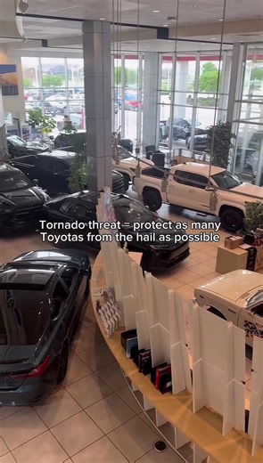 Oklahoma Tornado: Protecting Cars at Fowler Toyota