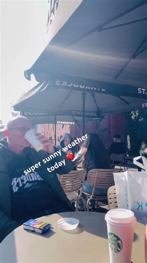 Coffee time under the sun ❤️#shortvideo #coffeetime #starbucks