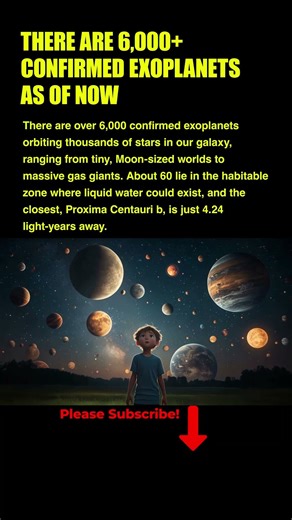 There are 6,000+ confirmed exoplanets as of now