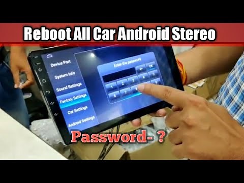 How to Reboot After Market Car Android Stereo?