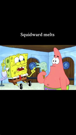 Squidward Melts: Ice Cream Fun with SpongeBob Characters