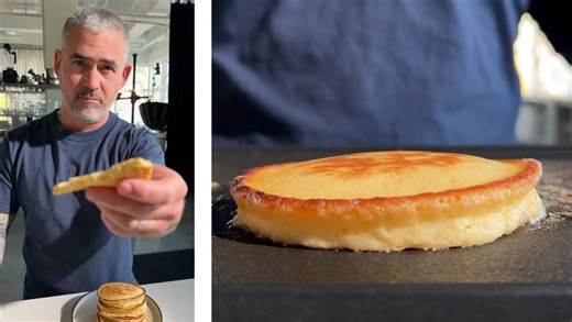 The secret to fluffy diner pancakes