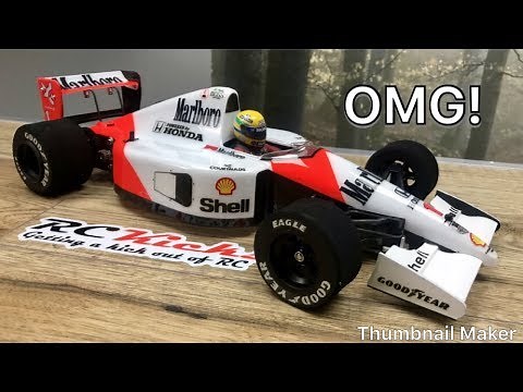 Vintage Tamiya RC Car F1 McLaren MP4/6 Honda Kit build - Part 2