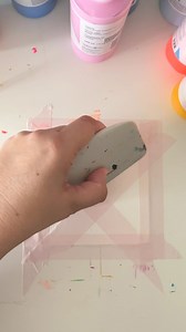 Una pena cuando la pintura sale por el borde 🥺🥺 #acrylicpainting #acrylic #abstract | Larafdezart