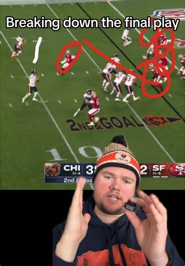 This isn’t Madden. At the end of the day, the timeouts should’ve been used in a different way to give Caleb a couple shots at the end zone. Right idea, just didn’t work out #breakdown #all22 #calebwilliams #dabears #analysis