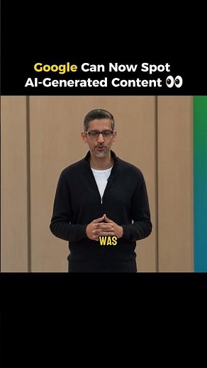 Google New AI Can Identify AI-Generated Content 🤯 Google I/O #GoogleIO #ad
