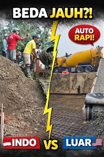 Masih Pakai Cara Ini?! Pengecoran Indonesia vs Luar Negeri #tekniksipil #pengecoran