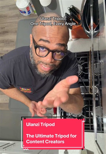 Different angles = better content. This Ulanzi tripod lets you shoot from high, low, overhead, or eye-level without constantly resetting your setup. Whether you’re filming talking-head videos, b-roll, flat lays, or behind-the-scenes clips, this tripod keeps your footage clean, steady, and professional. If you create content, this is a must-have. #Ulanzi #ContentCreator #TikTokShop #CreatorTools #FilmingSetup